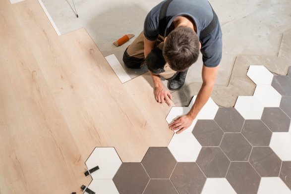 Flooring installation services in Corning